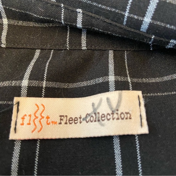 Fleet/ModCloth Dark Plaid Button Up Sleeveless Dress Dark Academia Style Size L - Picture 5 of 11